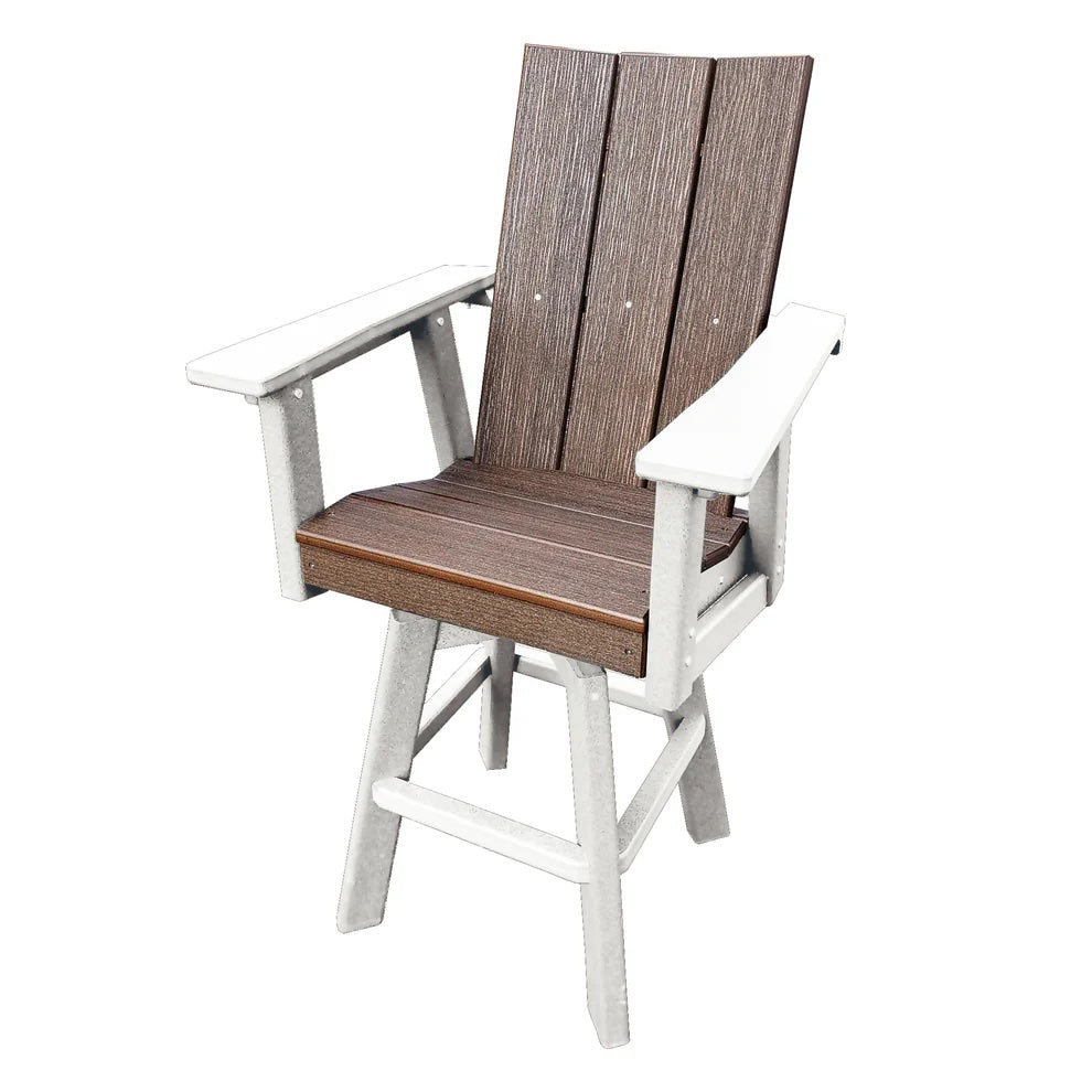 Perfect Choice Furniture Recycled Plastic Stanton Swivel Arm Chair (BAR HEIGHT) - LEAD TIME TO SHIP 5 WEEKS OR LESS