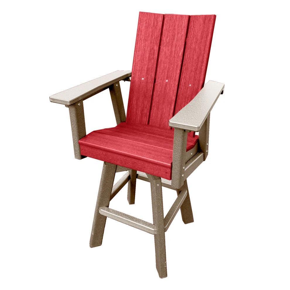 Perfect Choice Furniture Recycled Plastic Stanton Swivel Arm Chair (BAR HEIGHT) - LEAD TIME TO SHIP 5 WEEKS OR LESS