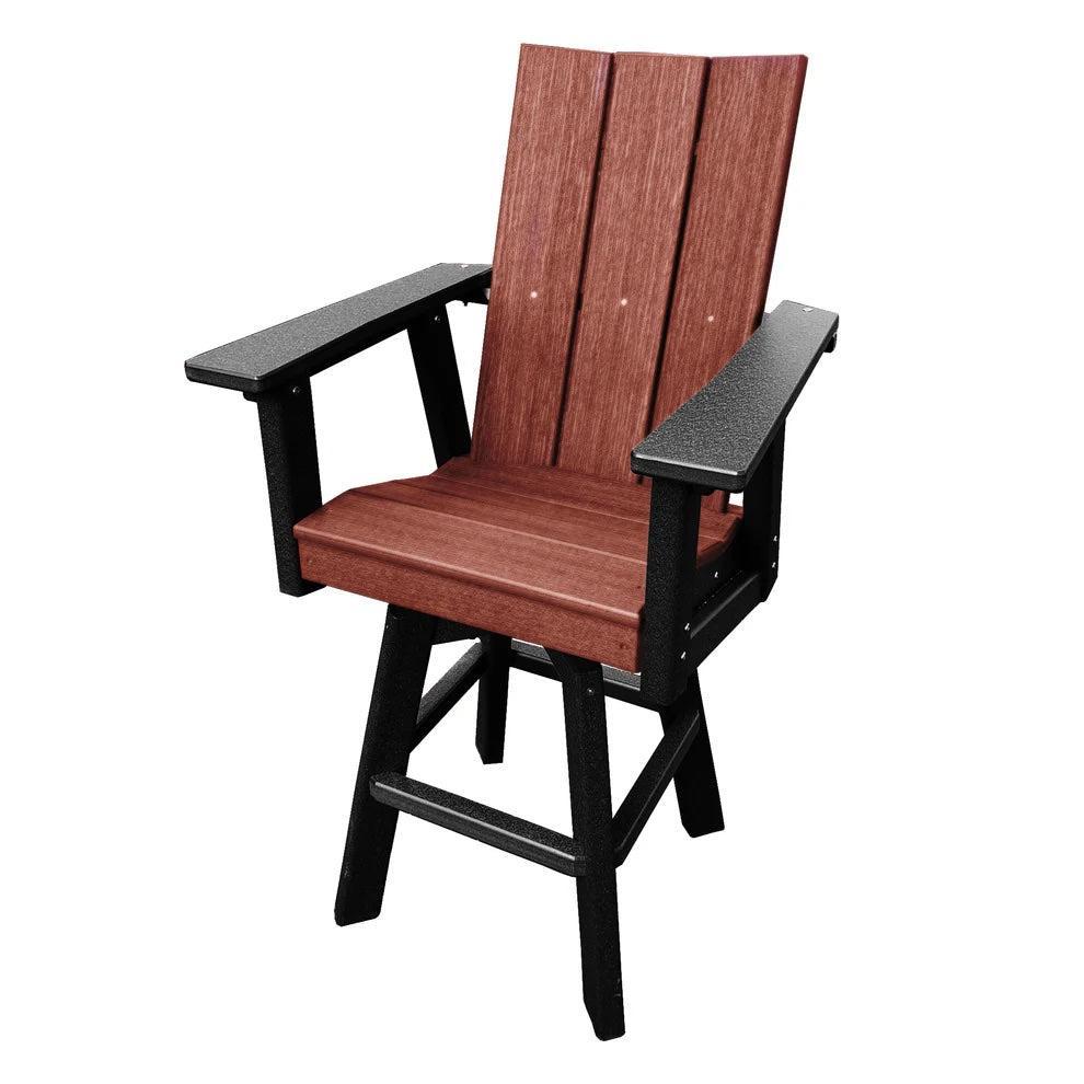 Perfect Choice Furniture Recycled Plastic Stanton Swivel Arm Chair (BAR HEIGHT) - LEAD TIME TO SHIP 5 WEEKS OR LESS