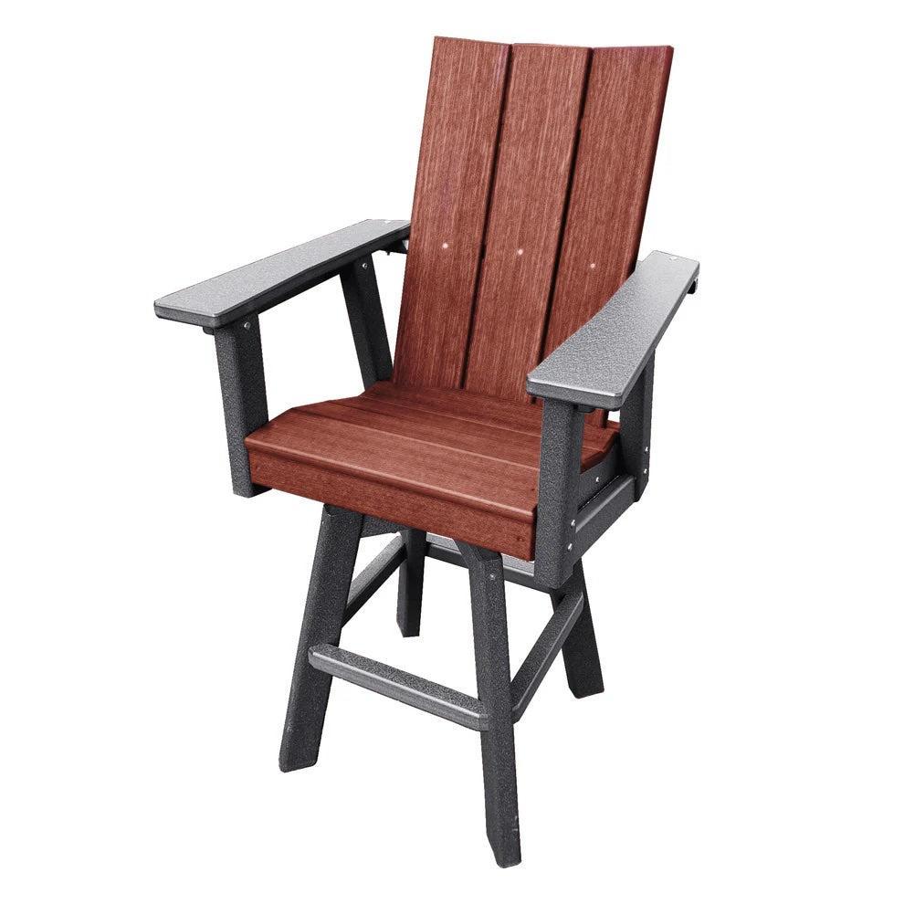 Perfect Choice Furniture Recycled Plastic Stanton Swivel Arm Chair (BAR HEIGHT) - LEAD TIME TO SHIP 5 WEEKS OR LESS