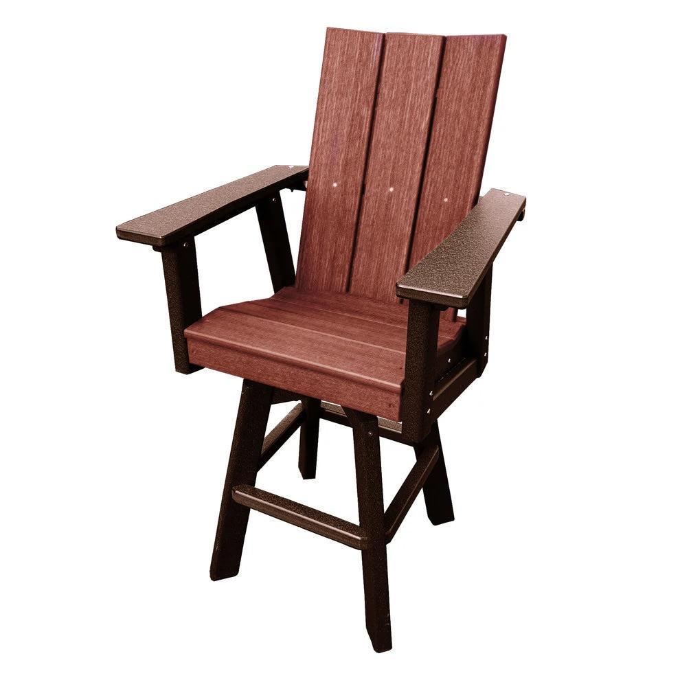 Perfect Choice Furniture Recycled Plastic Stanton Swivel Arm Chair (BAR HEIGHT) - LEAD TIME TO SHIP 5 WEEKS OR LESS