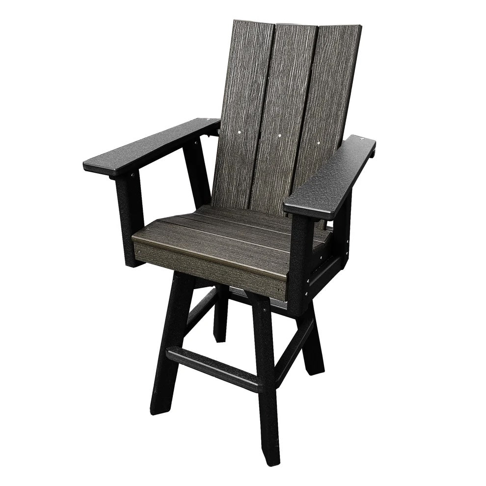 Perfect Choice Furniture Recycled Plastic Stanton Swivel Arm Chair (BAR HEIGHT) - LEAD TIME TO SHIP 5 WEEKS OR LESS