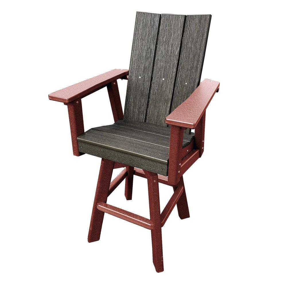 Perfect Choice Furniture Recycled Plastic Stanton Swivel Arm Chair (BAR HEIGHT) - LEAD TIME TO SHIP 5 WEEKS OR LESS