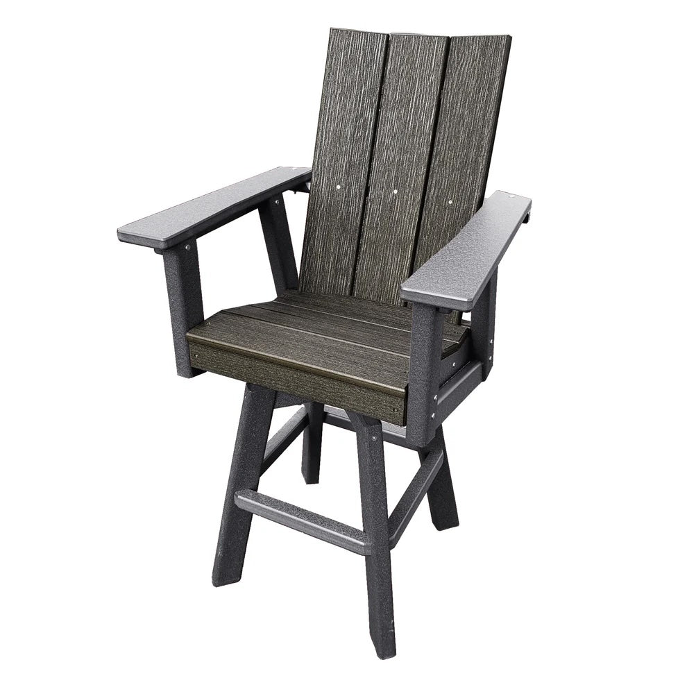 Perfect Choice Furniture Recycled Plastic Stanton Swivel Arm Chair (BAR HEIGHT) - LEAD TIME TO SHIP 5 WEEKS OR LESS