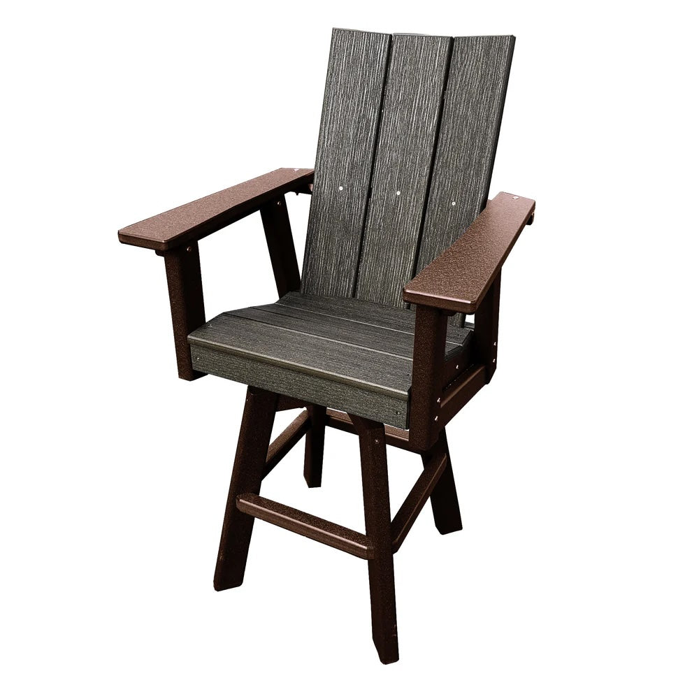 Perfect Choice Furniture Recycled Plastic Stanton Swivel Arm Chair (BAR HEIGHT) - LEAD TIME TO SHIP 5 WEEKS OR LESS