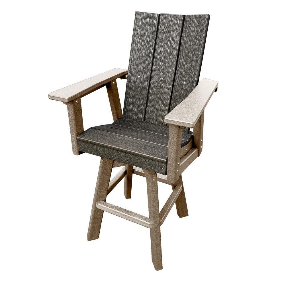 Perfect Choice Furniture Recycled Plastic Stanton Swivel Arm Chair (BAR HEIGHT) - LEAD TIME TO SHIP 5 WEEKS OR LESS