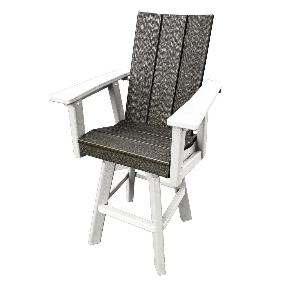 Perfect Choice Furniture Recycled Plastic Stanton Swivel Arm Chair (BAR HEIGHT) - LEAD TIME TO SHIP 5 WEEKS OR LESS