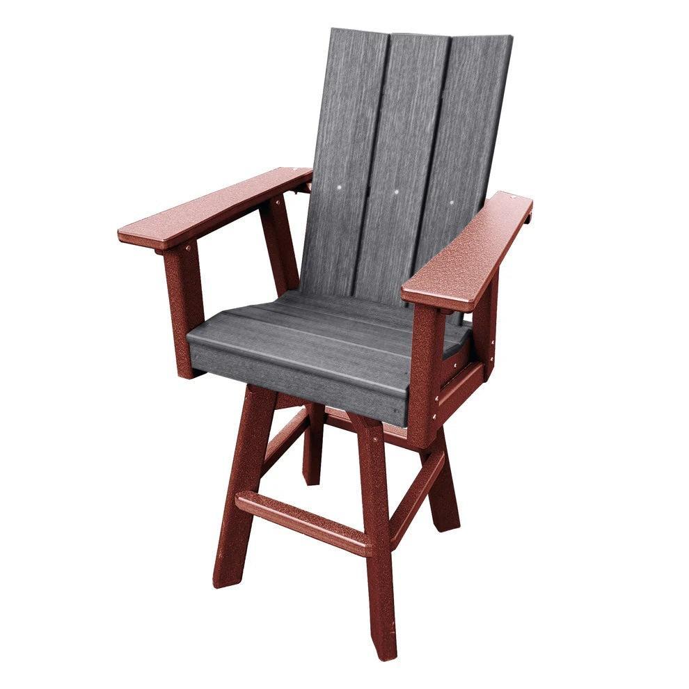 Perfect Choice Furniture Recycled Plastic Stanton Swivel Arm Chair (BAR HEIGHT) - LEAD TIME TO SHIP 5 WEEKS OR LESS