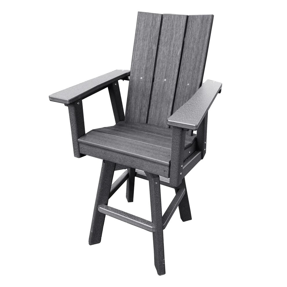 Perfect Choice Furniture Recycled Plastic Stanton Swivel Arm Chair (BAR HEIGHT) - LEAD TIME TO SHIP 5 WEEKS OR LESS