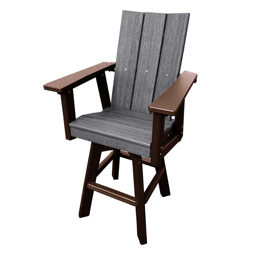 Perfect Choice Furniture Recycled Plastic Stanton Swivel Arm Chair (BAR HEIGHT) - LEAD TIME TO SHIP 5 WEEKS OR LESS