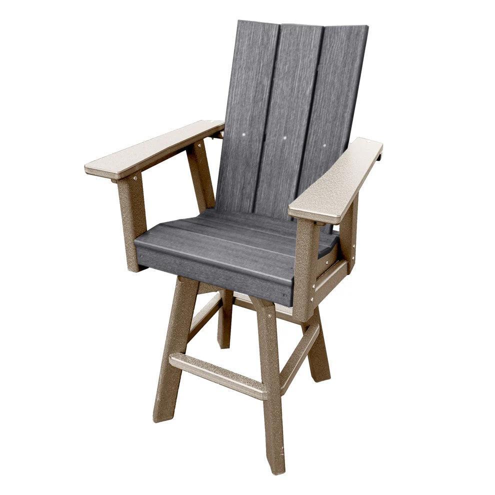 Perfect Choice Furniture Recycled Plastic Stanton Swivel Arm Chair (BAR HEIGHT) - LEAD TIME TO SHIP 5 WEEKS OR LESS