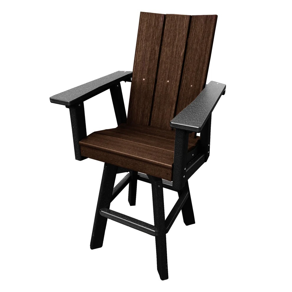 Perfect Choice Furniture Recycled Plastic Stanton Swivel Arm Chair (BAR HEIGHT) - LEAD TIME TO SHIP 5 WEEKS OR LESS