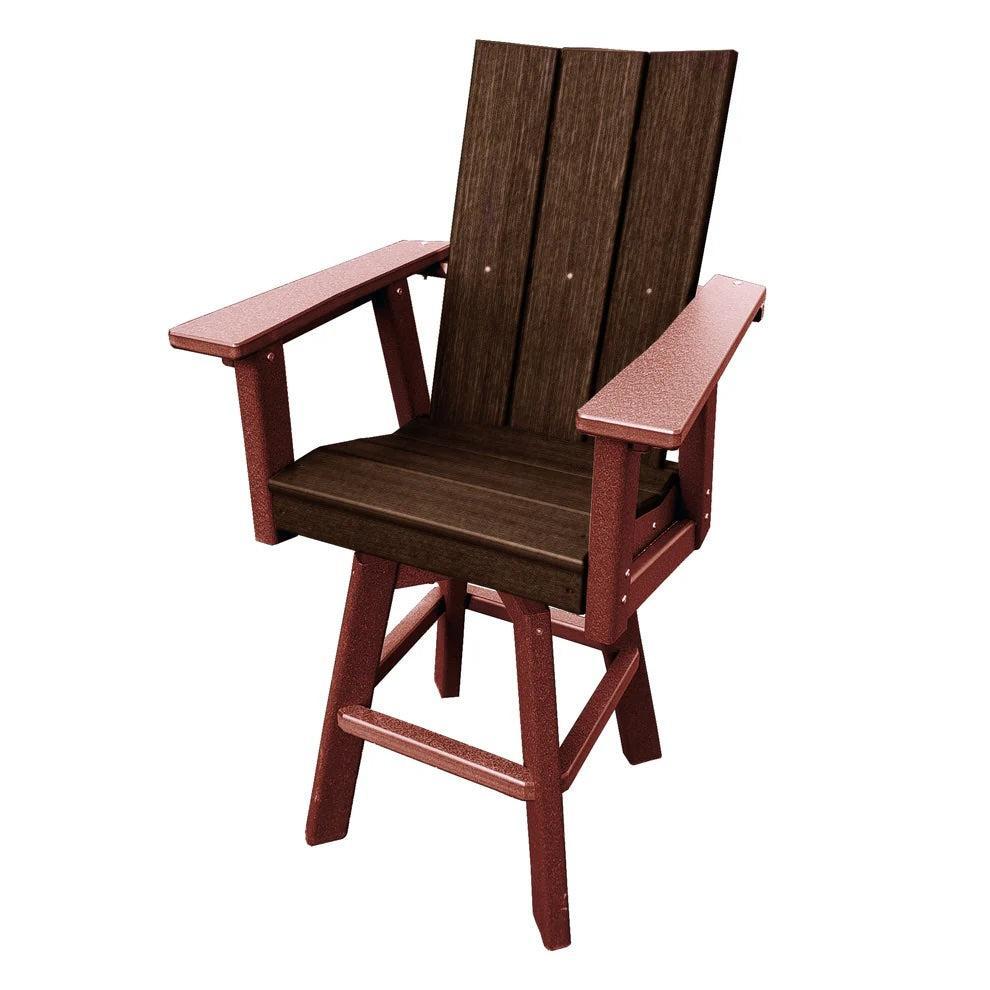 Perfect Choice Furniture Recycled Plastic Stanton Swivel Arm Chair (BAR HEIGHT) - LEAD TIME TO SHIP 5 WEEKS OR LESS