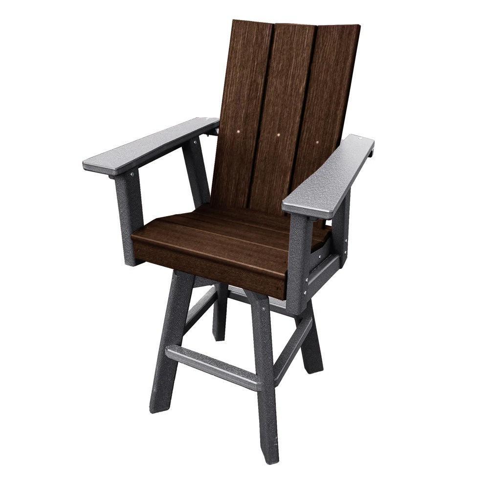 Perfect Choice Furniture Recycled Plastic Stanton Swivel Arm Chair (BAR HEIGHT) - LEAD TIME TO SHIP 5 WEEKS OR LESS