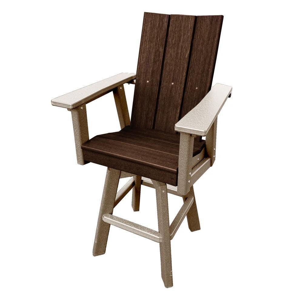Perfect Choice Furniture Recycled Plastic Stanton Swivel Arm Chair (BAR HEIGHT) - LEAD TIME TO SHIP 5 WEEKS OR LESS