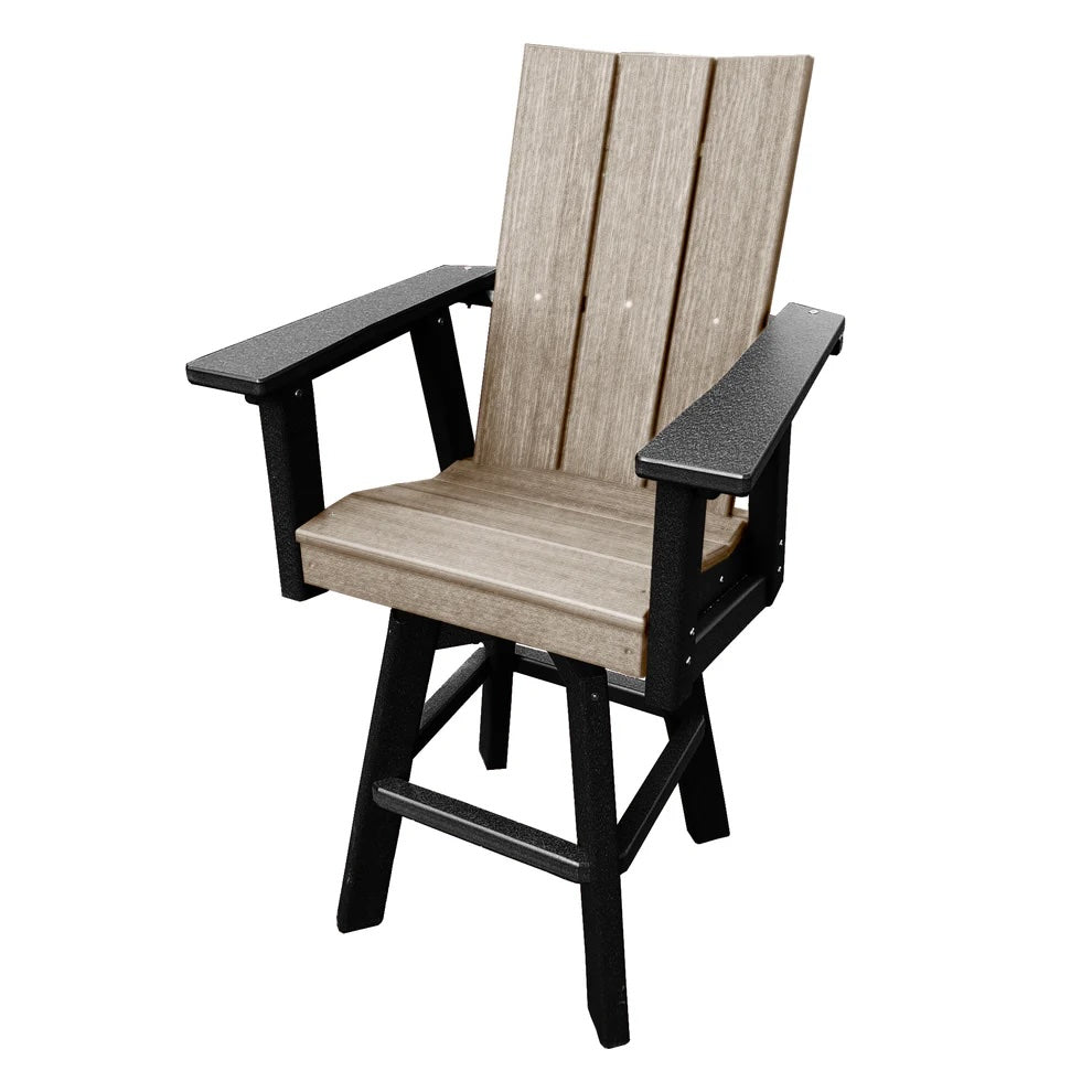 Perfect Choice Furniture Recycled Plastic Stanton Swivel Arm Chair (BAR HEIGHT) - LEAD TIME TO SHIP 5 WEEKS OR LESS