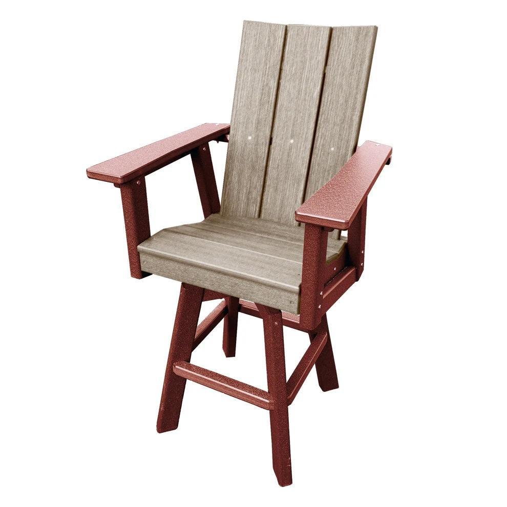Perfect Choice Furniture Recycled Plastic Stanton Swivel Arm Chair (BAR HEIGHT) - LEAD TIME TO SHIP 5 WEEKS OR LESS