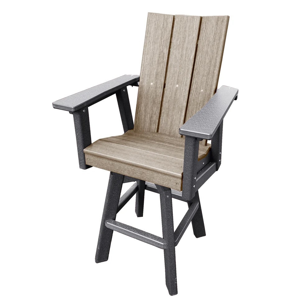 Perfect Choice Furniture Recycled Plastic Stanton Swivel Arm Chair (BAR HEIGHT) - LEAD TIME TO SHIP 5 WEEKS OR LESS