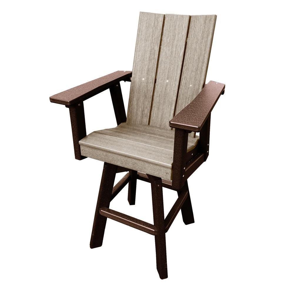 Perfect Choice Furniture Recycled Plastic Stanton Swivel Arm Chair (BAR HEIGHT) - LEAD TIME TO SHIP 5 WEEKS OR LESS