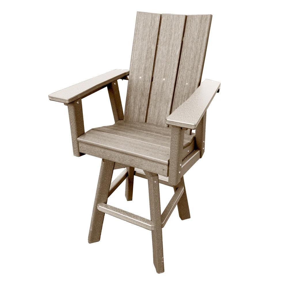 Perfect Choice Furniture Recycled Plastic Stanton Swivel Arm Chair (BAR HEIGHT) - LEAD TIME TO SHIP 5 WEEKS OR LESS