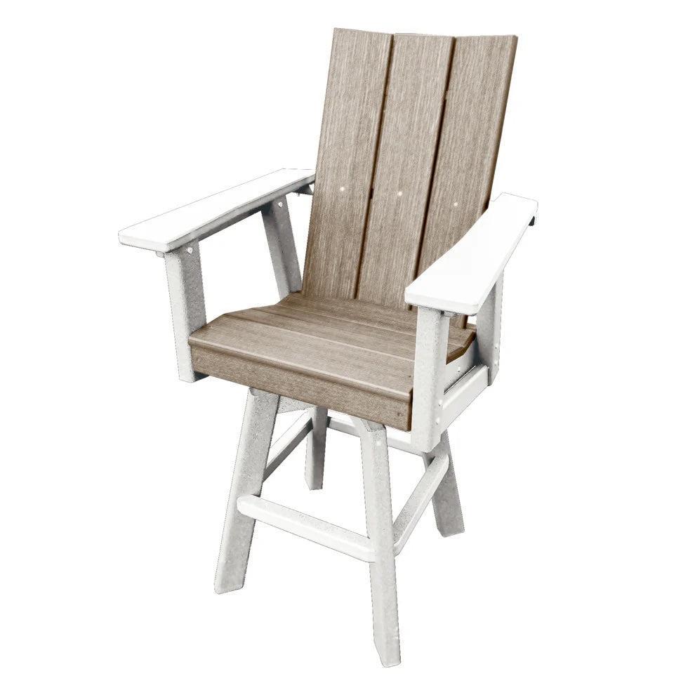 Perfect Choice Furniture Recycled Plastic Stanton Swivel Arm Chair (BAR HEIGHT) - LEAD TIME TO SHIP 5 WEEKS OR LESS