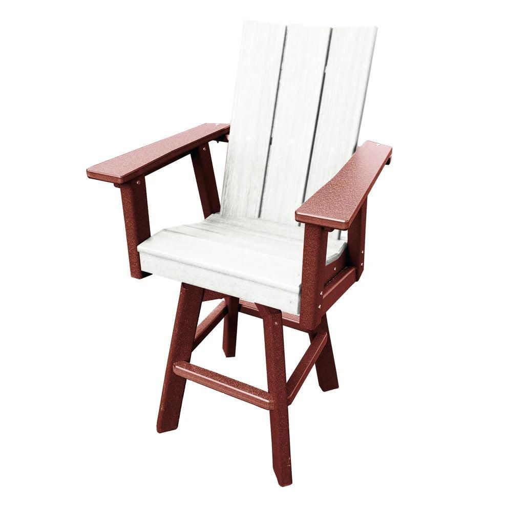 Perfect Choice Furniture Recycled Plastic Stanton Swivel Arm Chair (BAR HEIGHT) - LEAD TIME TO SHIP 5 WEEKS OR LESS