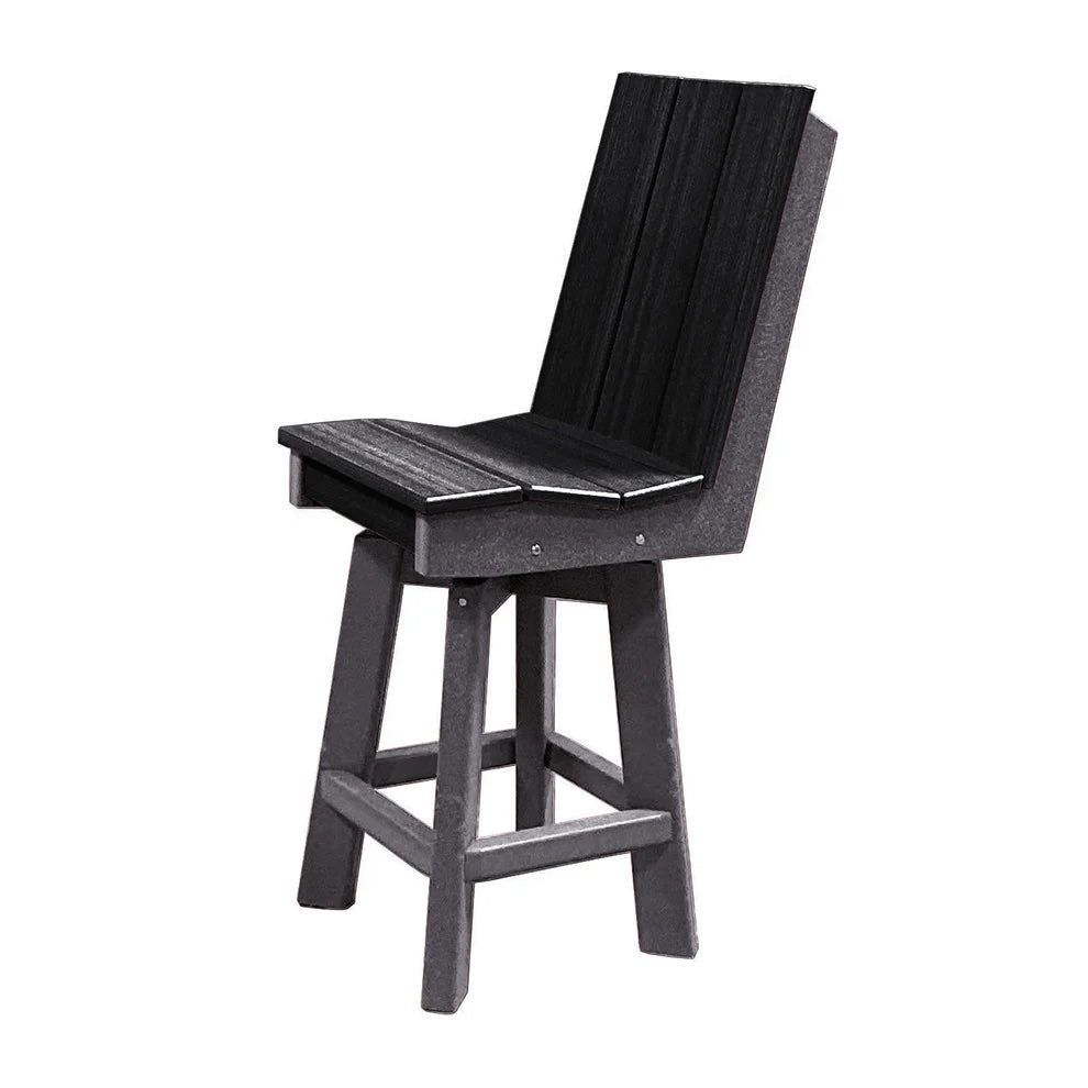 Perfect Choice Furniture Recycled Plastic Stanton Swivel Counter Height Armless Chair (COUNTER HEIGHT)  - LEAD TIME TO SHIP 4 WEEKS OR LESS