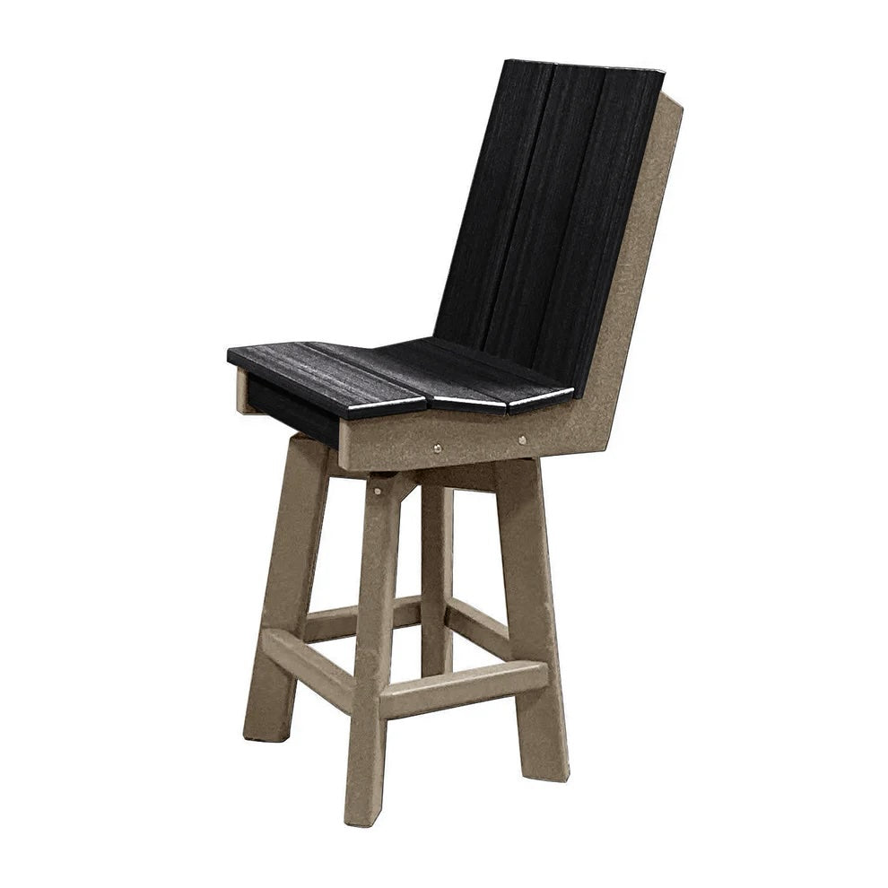 Perfect Choice Furniture Recycled Plastic Stanton Swivel Counter Height Armless Chair (COUNTER HEIGHT)  - LEAD TIME TO SHIP 4 WEEKS OR LESS