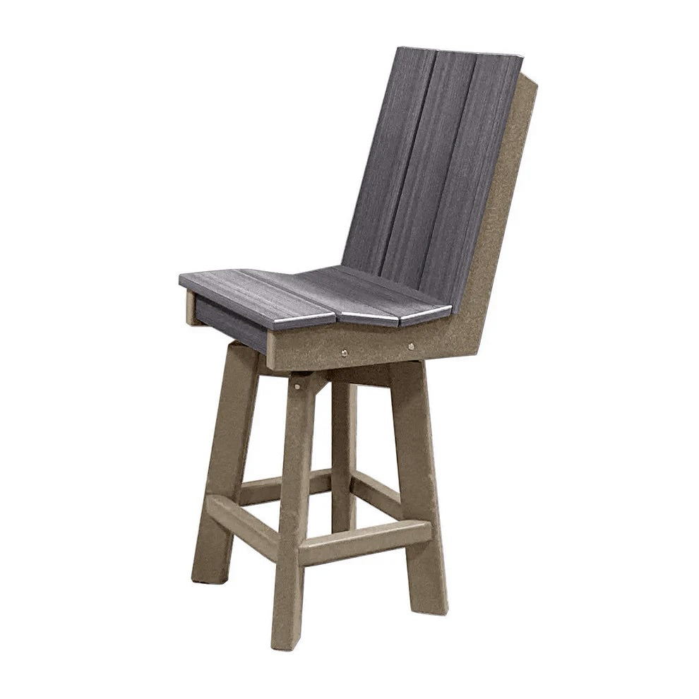 Perfect Choice Furniture Recycled Plastic Stanton Swivel Counter Height Armless Chair (COUNTER HEIGHT)  - LEAD TIME TO SHIP 4 WEEKS OR LESS