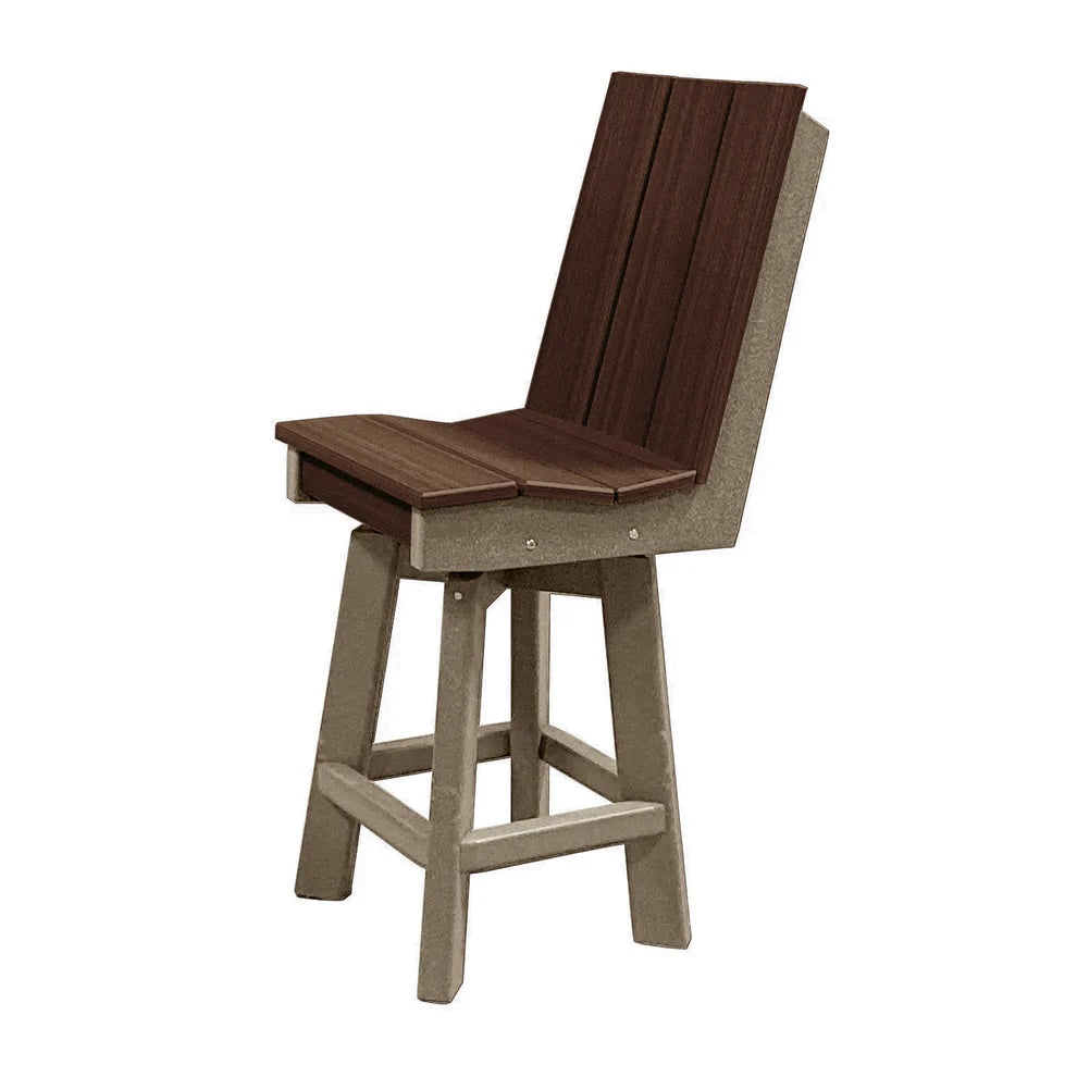 Perfect Choice Furniture Recycled Plastic Stanton Swivel Counter Height Armless Chair (COUNTER HEIGHT)  - LEAD TIME TO SHIP 4 WEEKS OR LESS
