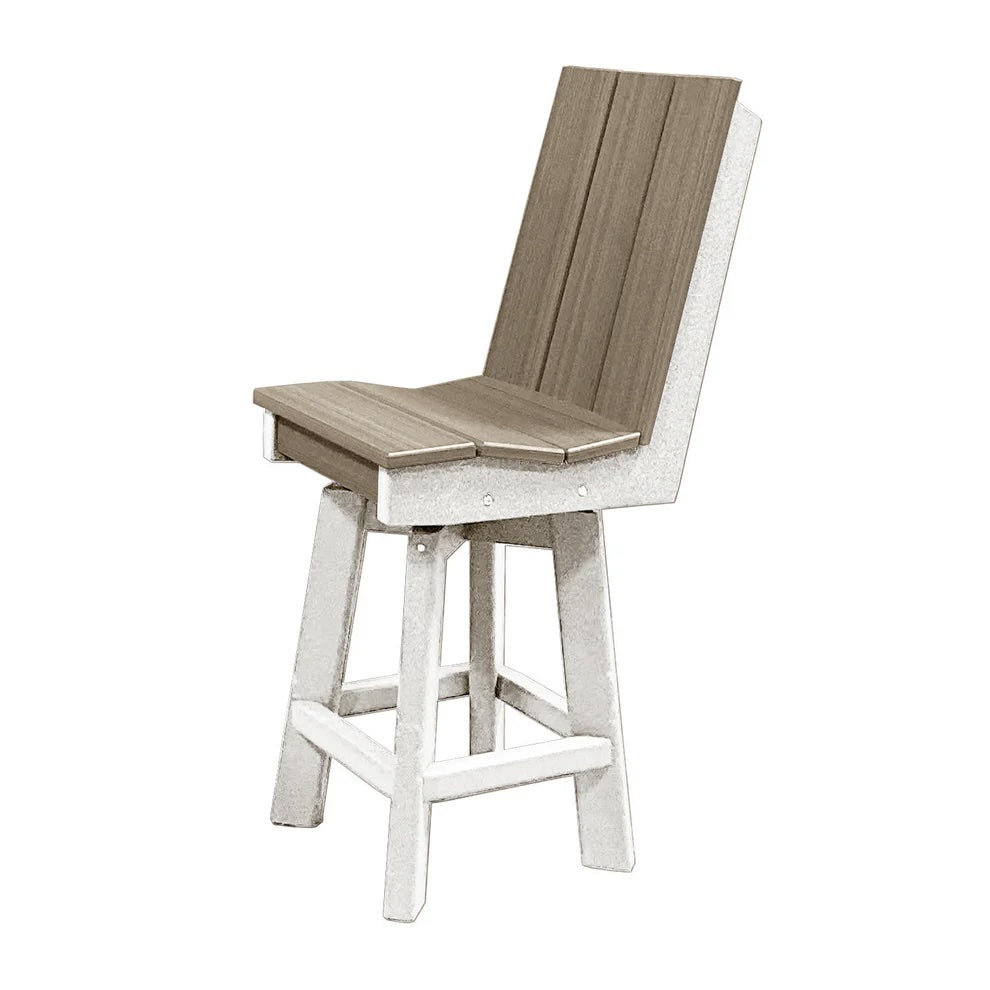 Perfect Choice Furniture Recycled Plastic Stanton Swivel Counter Height Armless Chair (COUNTER HEIGHT)  - LEAD TIME TO SHIP 4 WEEKS OR LESS