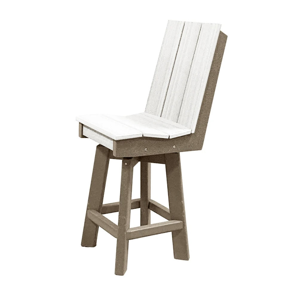 Perfect Choice Furniture Recycled Plastic Stanton Swivel Counter Height Armless Chair (COUNTER HEIGHT)  - LEAD TIME TO SHIP 4 WEEKS OR LESS