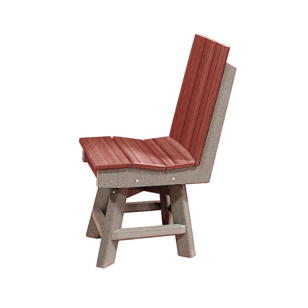 Perfect Choice Furniture Recycled Plastic Stanton Swivel Dining Height Armless Chair - LEAD TIME TO SHIP 4 WEEKS OR LESS