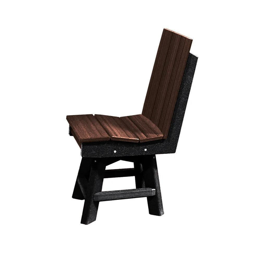 Perfect Choice Furniture Recycled Plastic Stanton Swivel Dining Height Armless Chair - LEAD TIME TO SHIP 4 WEEKS OR LESS