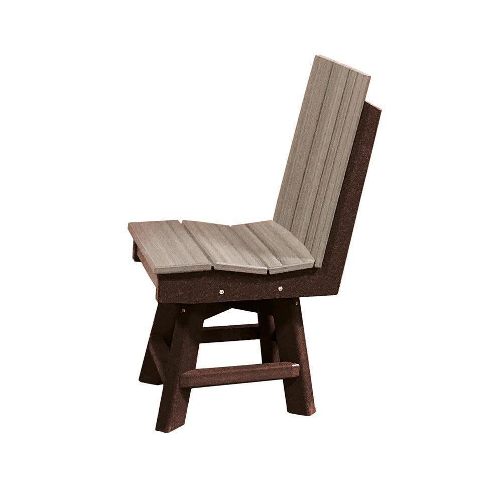 Perfect Choice Furniture Recycled Plastic Stanton Swivel Dining Height Armless Chair - LEAD TIME TO SHIP 4 WEEKS OR LESS