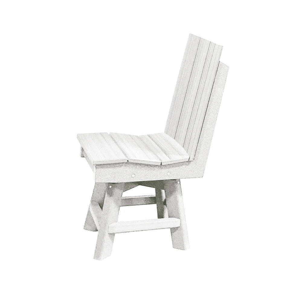 Perfect Choice Furniture Recycled Plastic Stanton Swivel Dining Height Armless Chair - LEAD TIME TO SHIP 4 WEEKS OR LESS