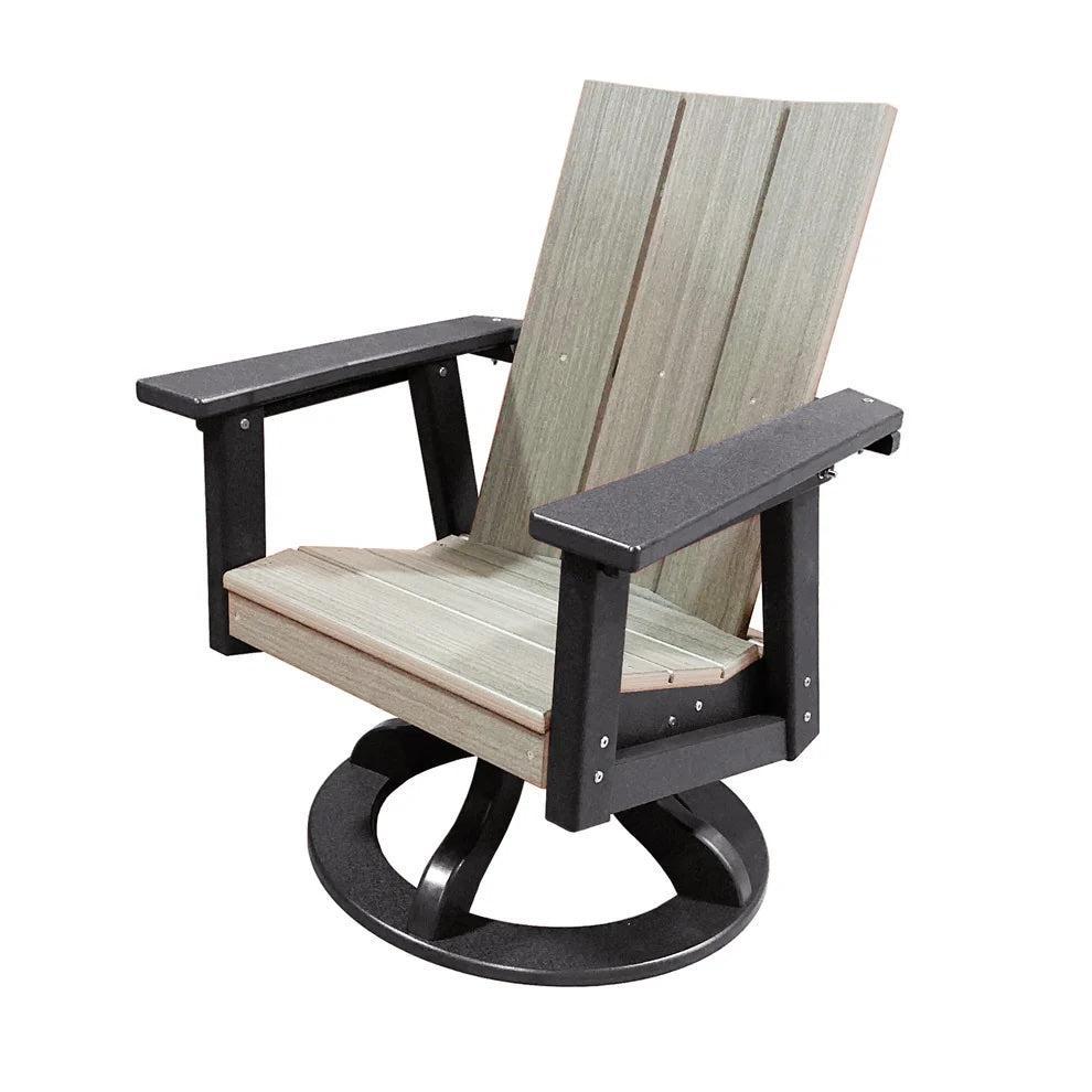 Perfect Choice Furniture Recycled Plastic Stanton Swivel Rocking Dining Arm Chair - LEAD TIME TO SHIP 4 WEEKS OR LESS