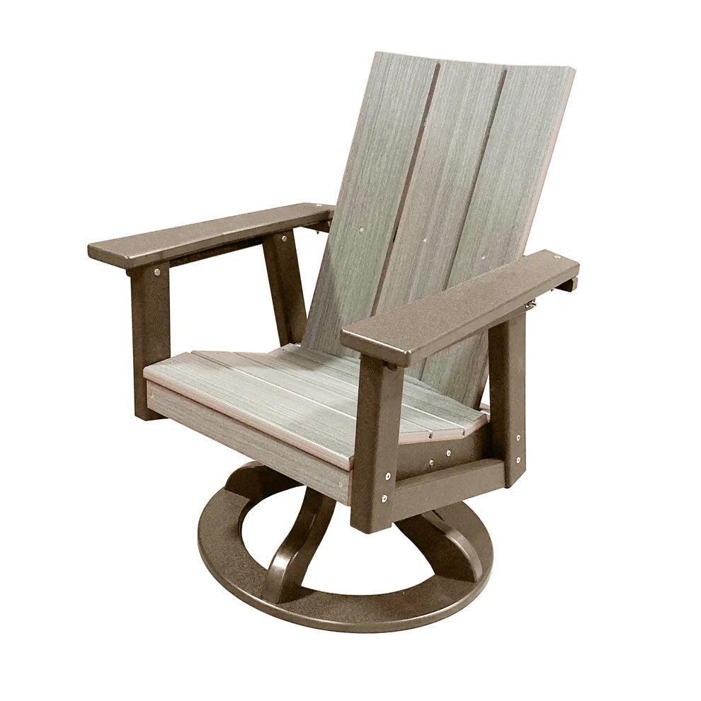 Perfect Choice Furniture Recycled Plastic Stanton Swivel Rocking Dining Arm Chair - LEAD TIME TO SHIP 4 WEEKS OR LESS