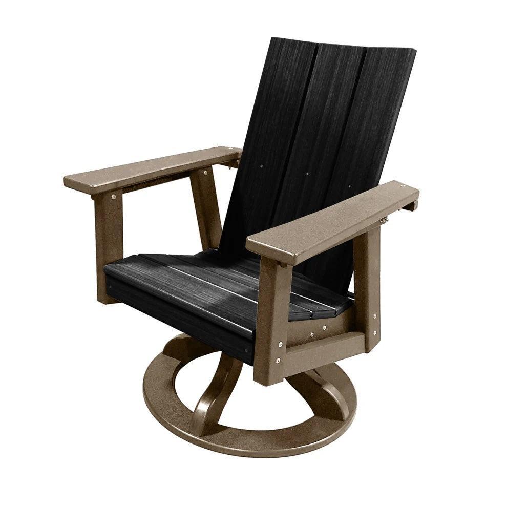 Perfect Choice Furniture Recycled Plastic Stanton Swivel Rocking Dining Arm Chair - LEAD TIME TO SHIP 4 WEEKS OR LESS