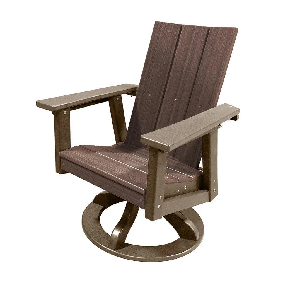 Perfect Choice Furniture Recycled Plastic Stanton Swivel Rocking Dining Arm Chair - LEAD TIME TO SHIP 4 WEEKS OR LESS