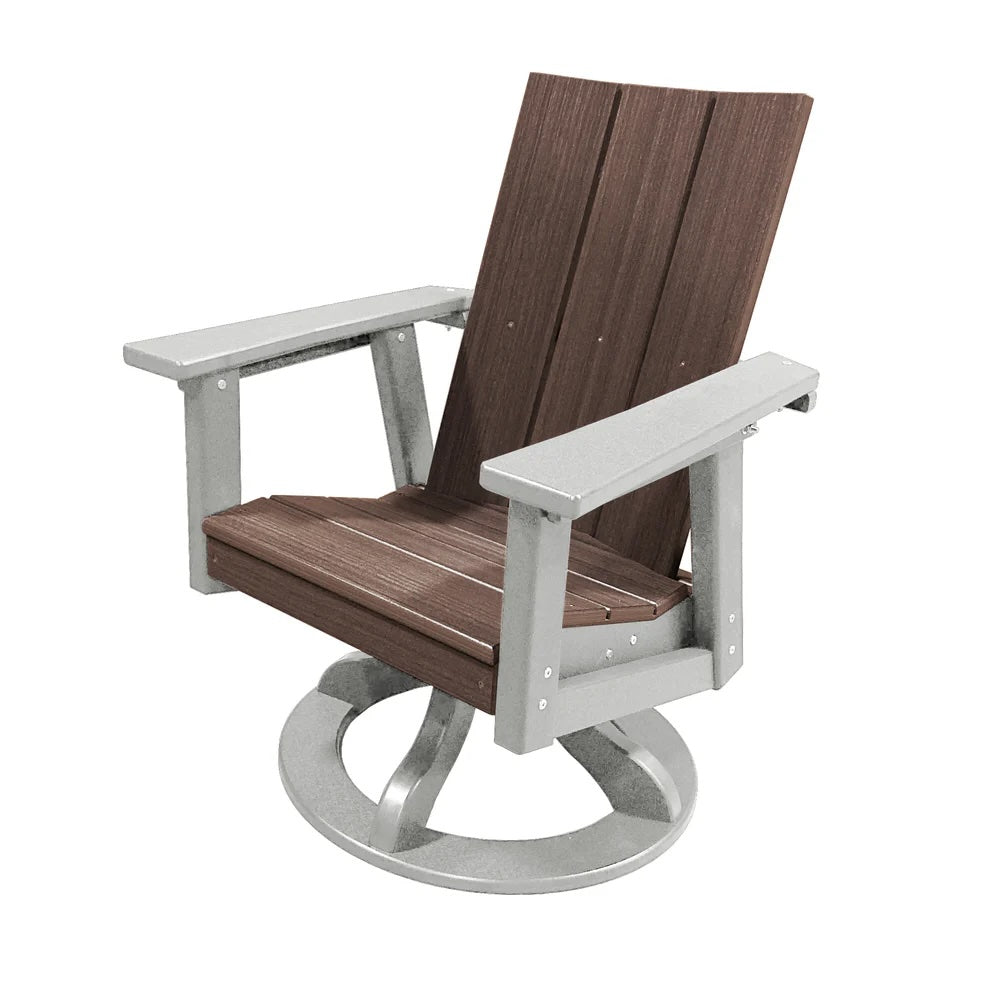 Perfect Choice Furniture Recycled Plastic Stanton Swivel Rocking Dining Arm Chair - LEAD TIME TO SHIP 4 WEEKS OR LESS