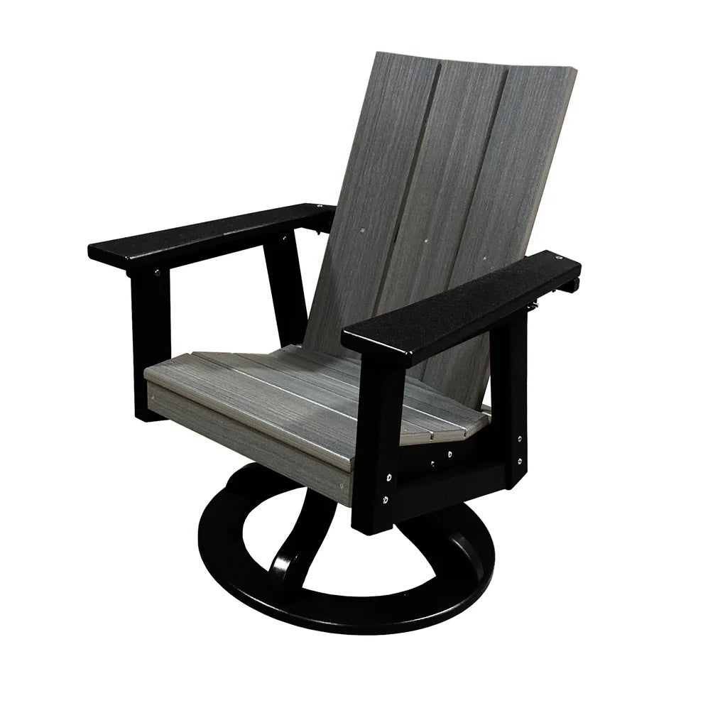 Perfect Choice Furniture Recycled Plastic Stanton Swivel Rocking Dining Arm Chair - LEAD TIME TO SHIP 4 WEEKS OR LESS