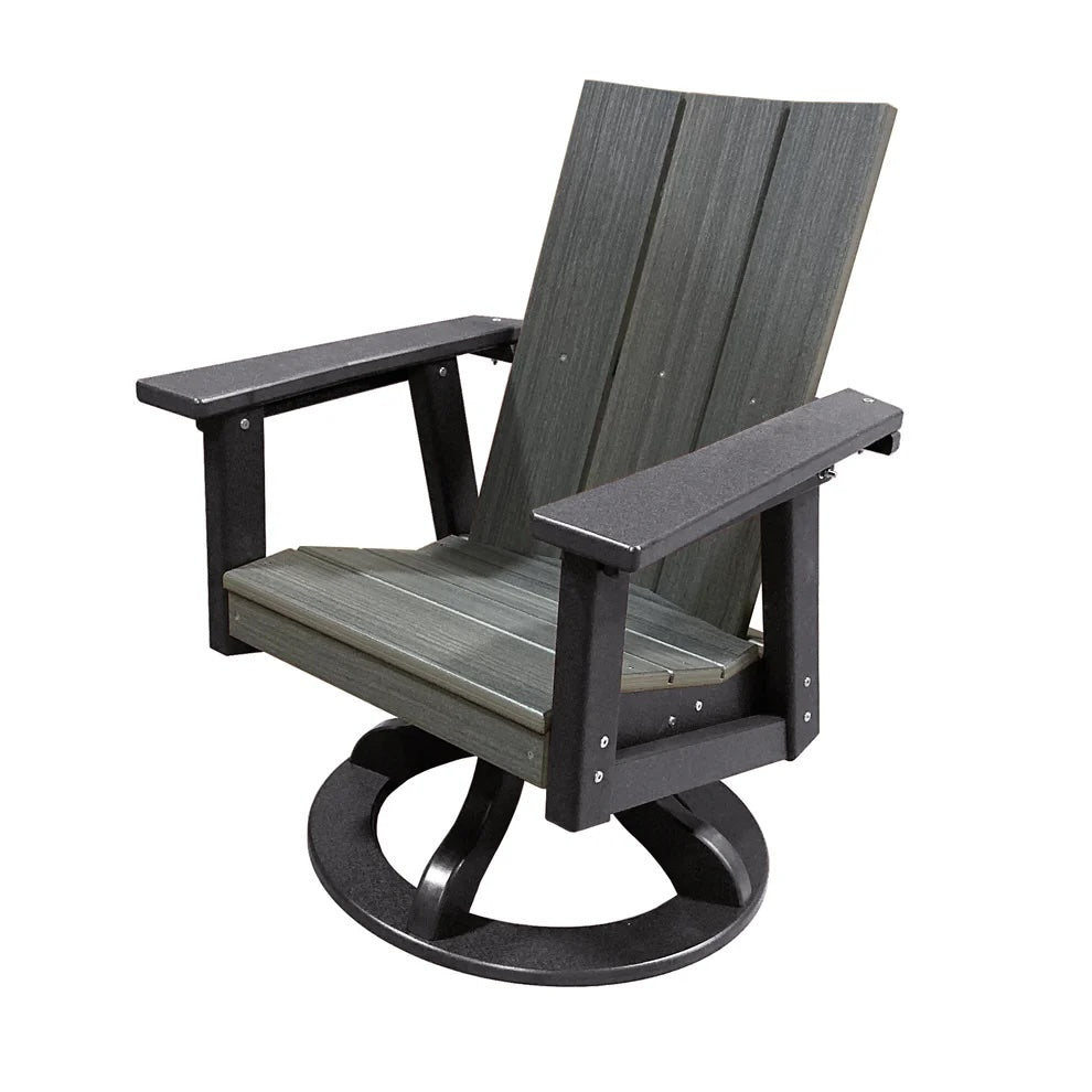 Perfect Choice Furniture Recycled Plastic Stanton Swivel Rocking Dining Arm Chair - LEAD TIME TO SHIP 4 WEEKS OR LESS