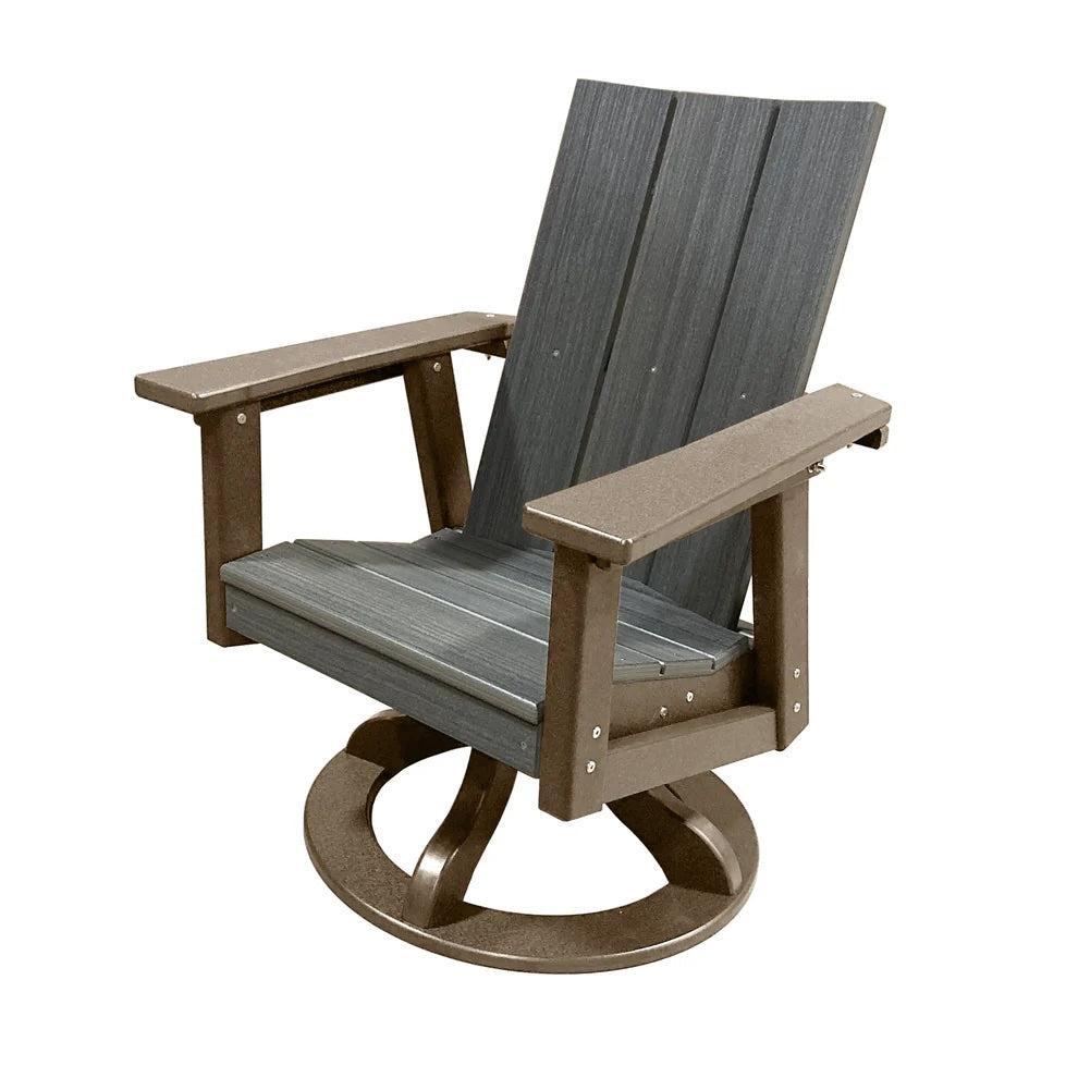 Perfect Choice Furniture Recycled Plastic Stanton Swivel Rocking Dining Arm Chair - LEAD TIME TO SHIP 4 WEEKS OR LESS