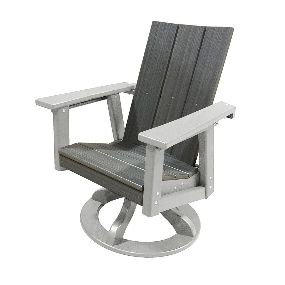 Perfect Choice Furniture Recycled Plastic Stanton Swivel Rocking Dining Arm Chair - LEAD TIME TO SHIP 4 WEEKS OR LESS