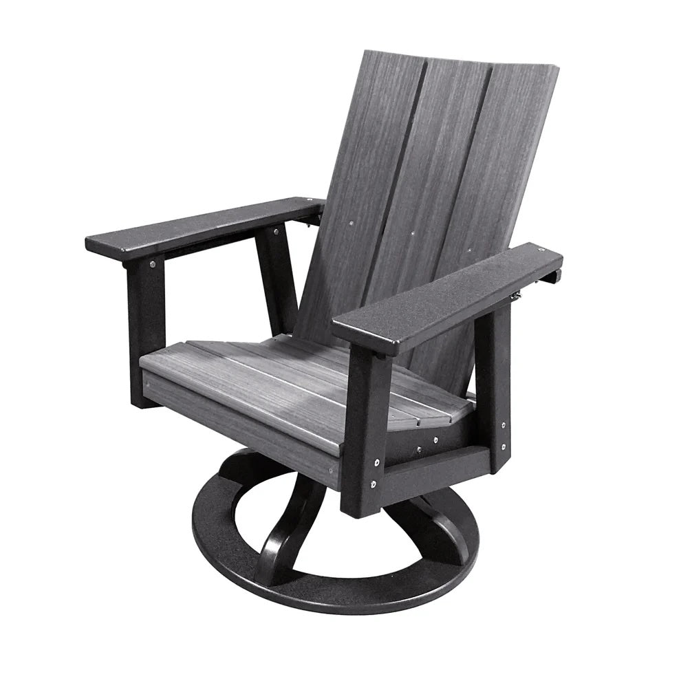 Perfect Choice Furniture Recycled Plastic Stanton Swivel Rocking Dining Arm Chair - LEAD TIME TO SHIP 4 WEEKS OR LESS