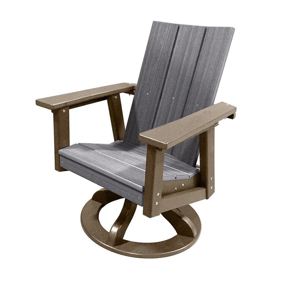 Perfect Choice Furniture Recycled Plastic Stanton Swivel Rocking Dining Arm Chair - LEAD TIME TO SHIP 4 WEEKS OR LESS