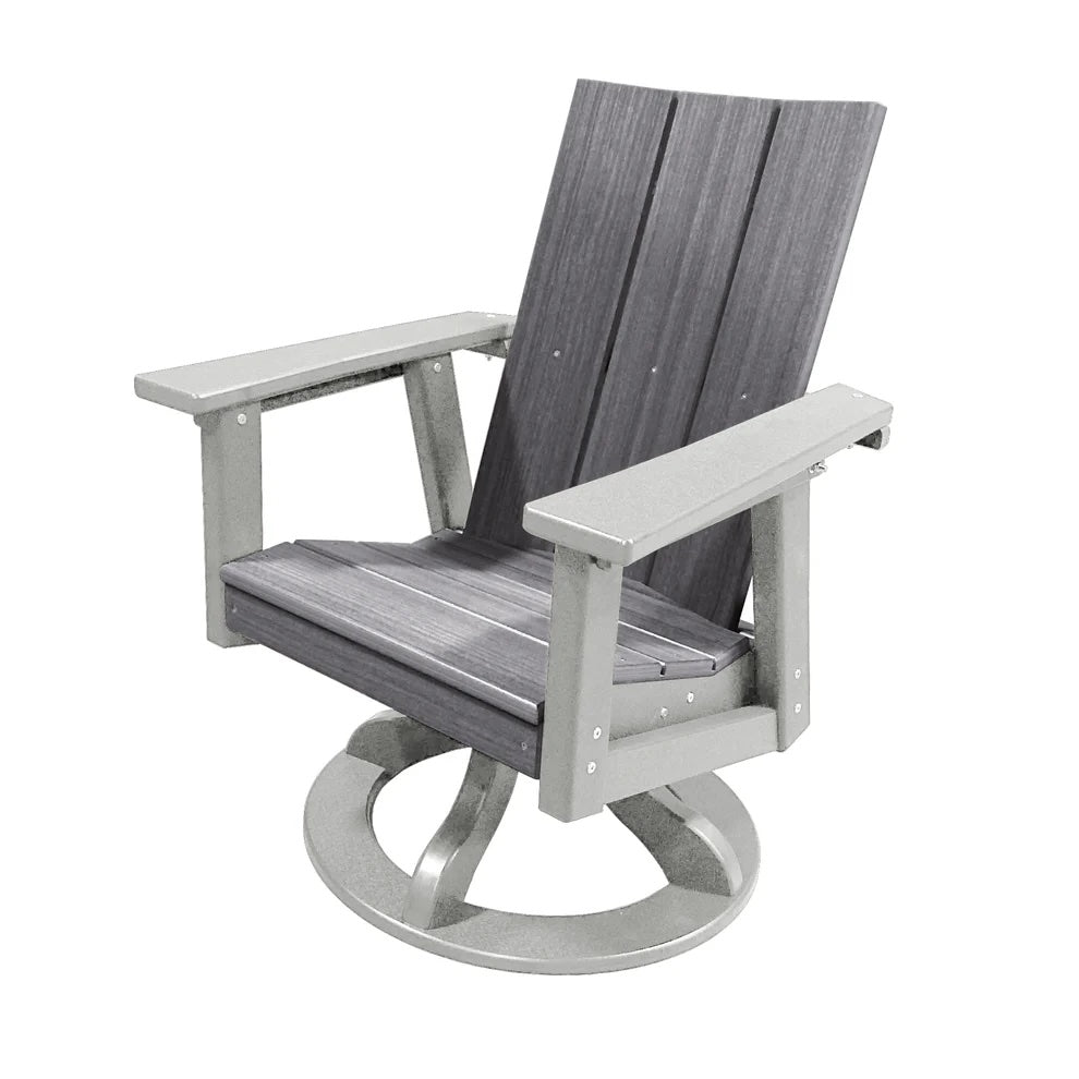Perfect Choice Furniture Recycled Plastic Stanton Swivel Rocking Dining Arm Chair - LEAD TIME TO SHIP 4 WEEKS OR LESS