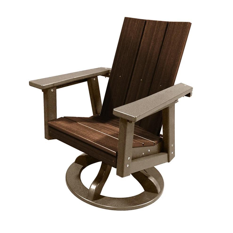 Perfect Choice Furniture Recycled Plastic Stanton Swivel Rocking Dining Arm Chair - LEAD TIME TO SHIP 4 WEEKS OR LESS