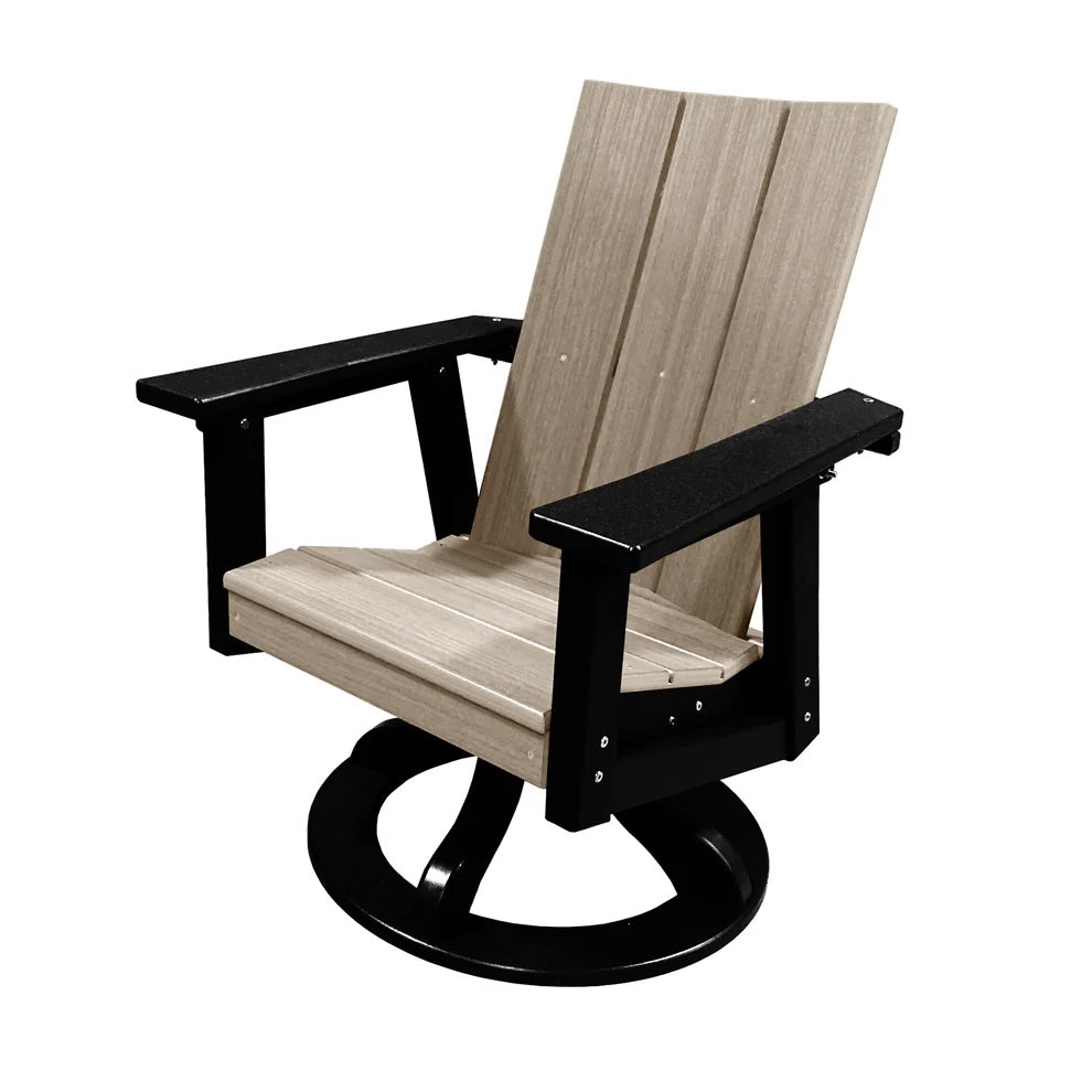 Perfect Choice Furniture Recycled Plastic Stanton Swivel Rocking Dining Arm Chair - LEAD TIME TO SHIP 4 WEEKS OR LESS